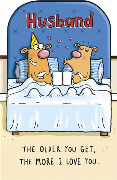 Husband birthday card -windy love