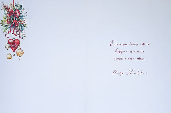 Special couple Christmas card