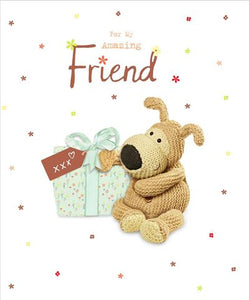 Friend birthday card- cute Boofle
