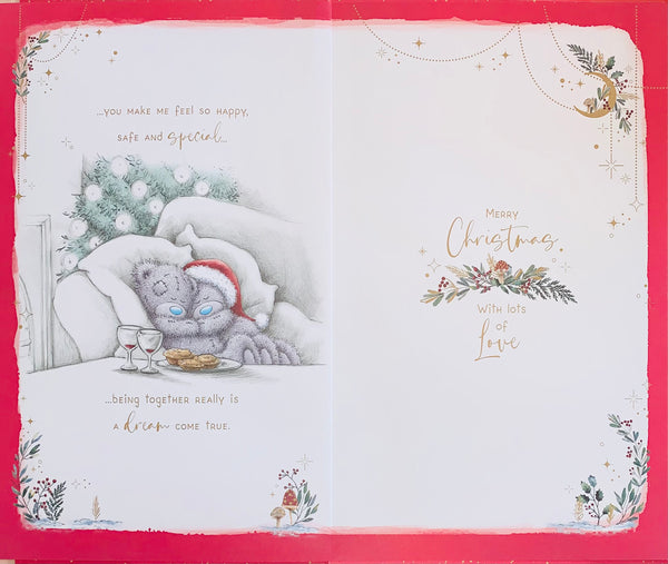 Me to you - Boyfriend Christmas card- large card