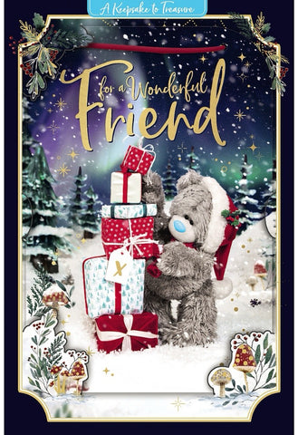 Me to you - Wonderful friend 3D Christmas card