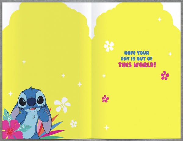 Daughter birthday card- Lilo and Stitch