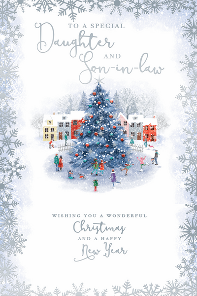 Daughter and Son in law Christmas card -Christmas tree