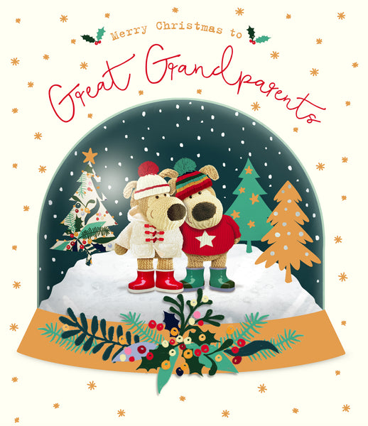 Great-Grandparents Christmas card - Boofle