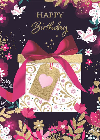 General birthday card for her- sparkling birthday gift