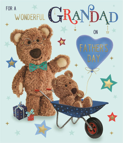 Grandad Father’s Day card - cute bears