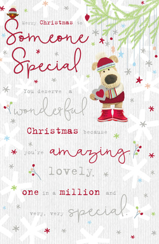 Someone Special Christmas card - Boofle