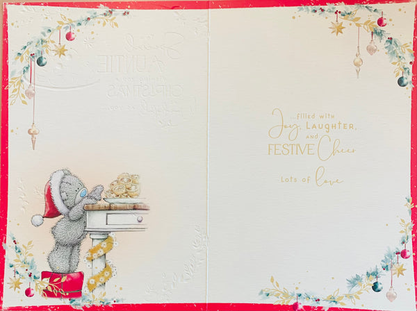 Me to you - Auntie Christmas card