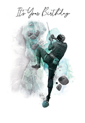 General birthday card- climbing