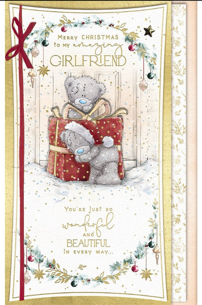 Me to you - Girlfriend Christmas card- large card