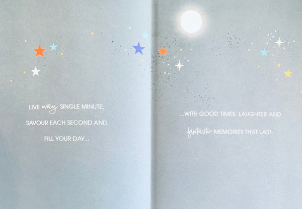 Grandson birthday card - luxury card