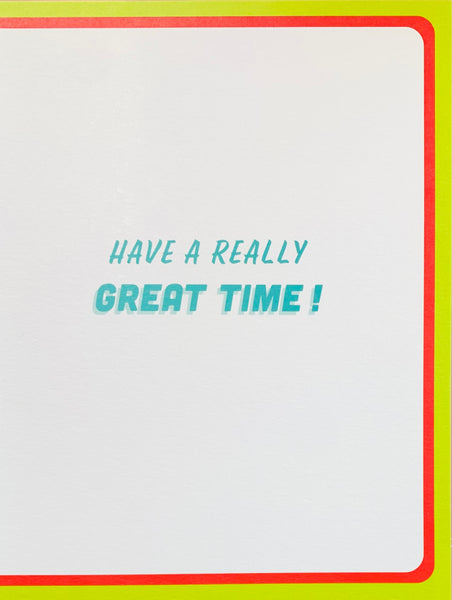 16th birthday card- go wild