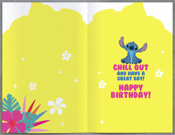 Sister birthday card- Lilo and Stitch