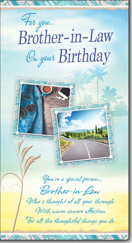Brother-in-law birthday card