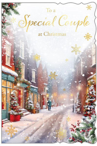 Special couple Christmas card - Christmas shopping