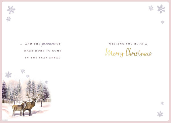 To both of you Christmas card- winter forest