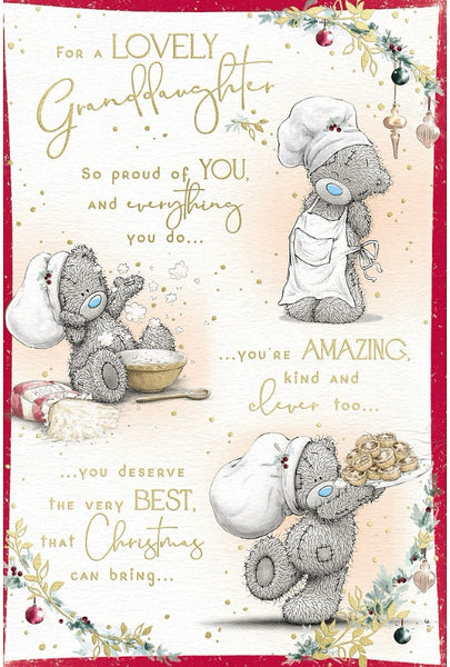 Me to you - Granddaughter Christmas card