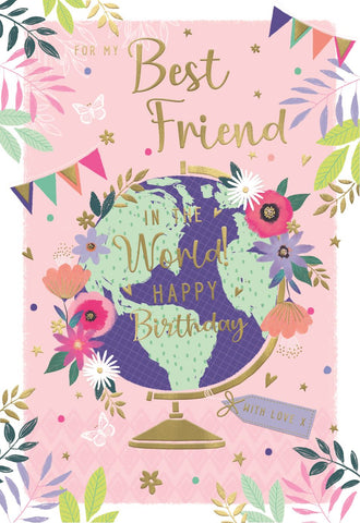 Best Friend birthday card