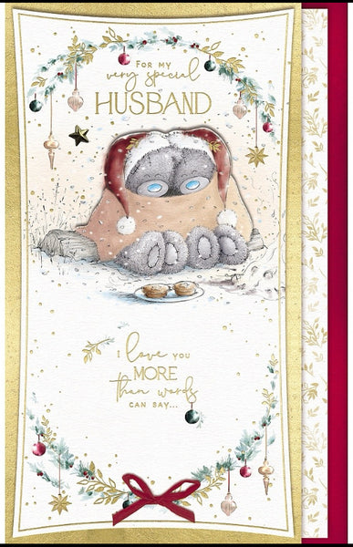 Me to you - Large Husband Christmas card