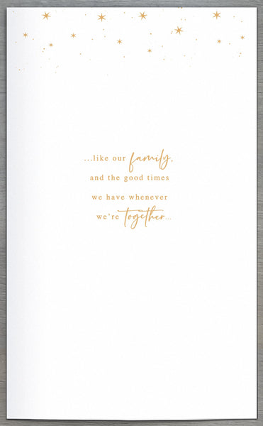 Luxury Mum and Dad Christmas card