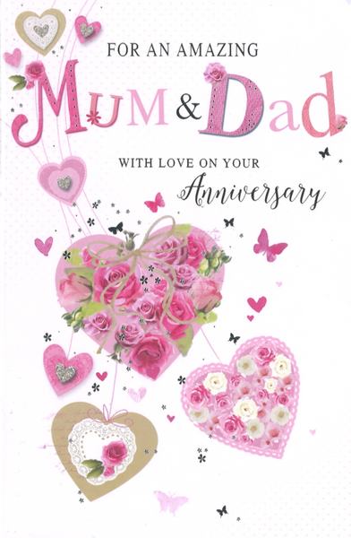 Mum and Dad anniversary card