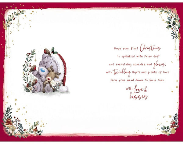 Me to you - Baby girl’s first Christmas card