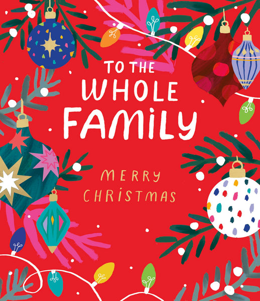 To all the family Christmas card