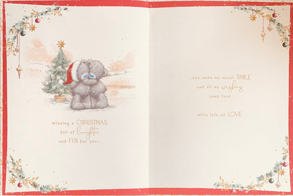 Me to you - Girlfriend Christmas card- large boxed card
