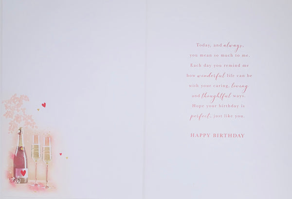 One I love birthday card- sentimental verse