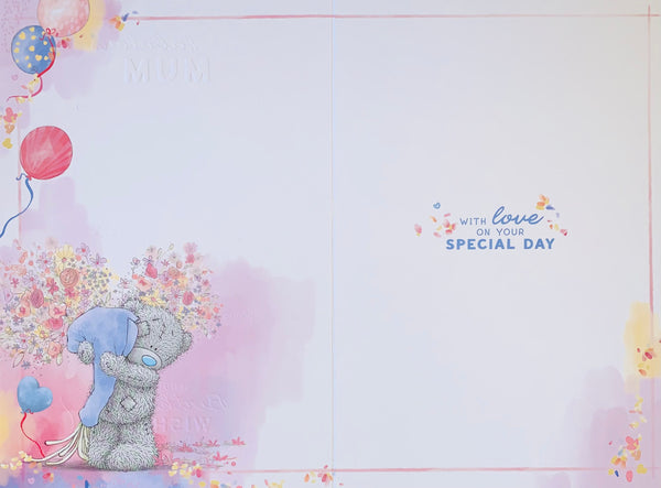 Me to You Mum Birthday Card | Tatty Teddy with Flowers | Cute Card