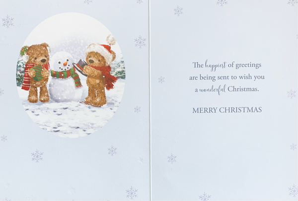 To all of you Christmas card - cute bears