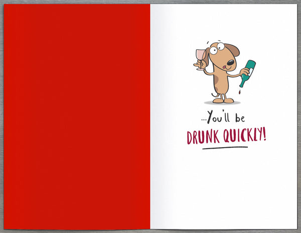 60th birthday card- fine wine