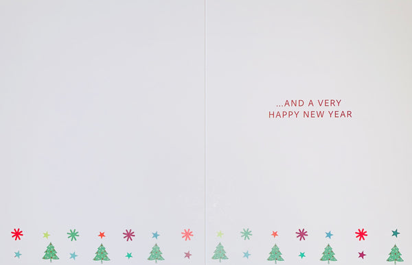 Grandad Christmas card - contemporary