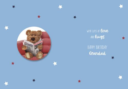 Grandad birthday card - cute bear