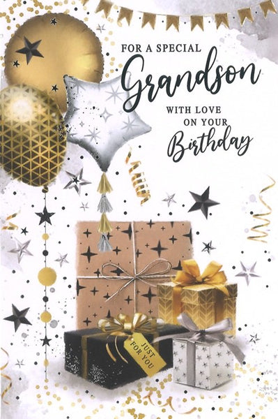 Grandson birthday card- amazing grandson
