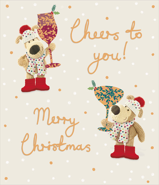 General Christmas card - Boofle Cheers
