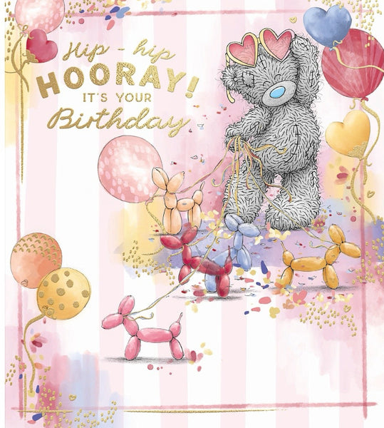 Me to you general birthday card - balloon dogs