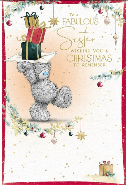 Me to you - Sister Christmas card