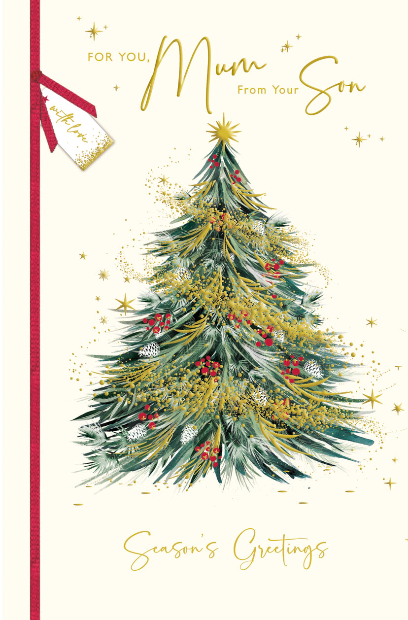 Mum Christmas card- from your son