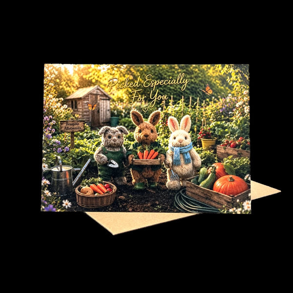 General card - Bramble bunnies