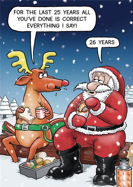 Funny Christmas card - Always right