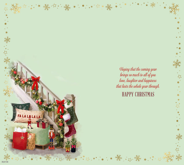 To All of you Christmas card - Festive home