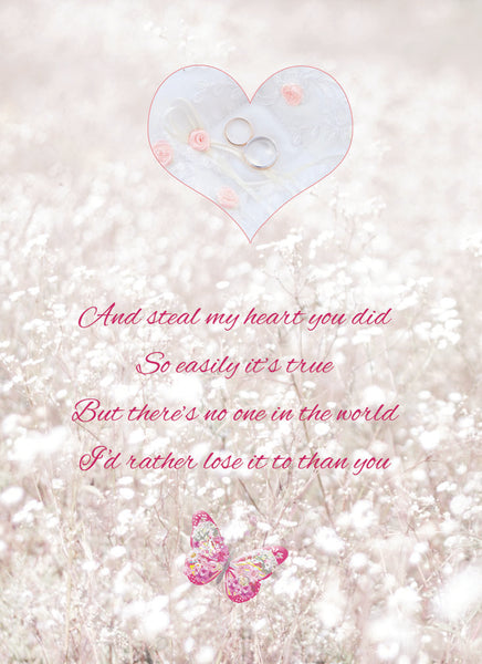 Wife anniversary card- sentimental verse