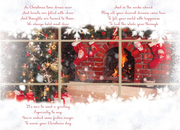 Someone Special Christmas card- loving verse