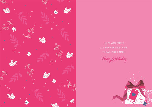 General birthday card for her- sparkling birthday gift