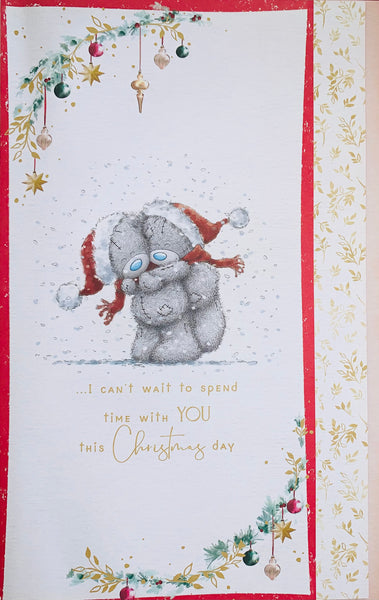 Me to you - Girlfriend Christmas card- large card