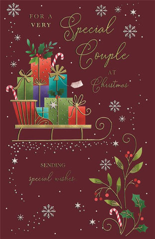 Special couple Christmas card- large card