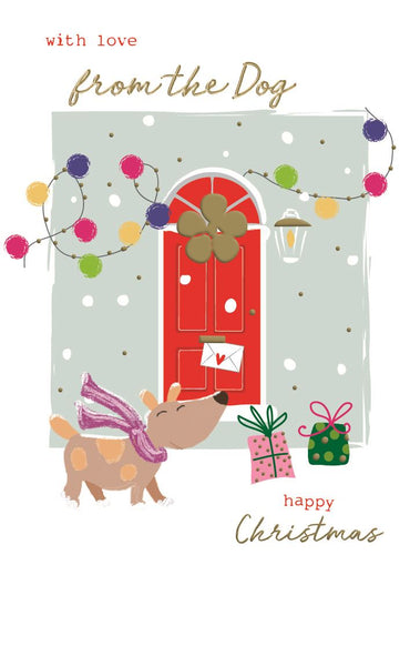 From the dog Christmas card - cute dog