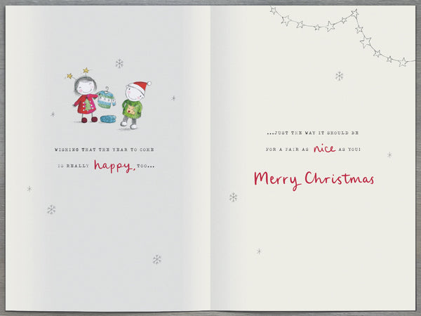 To both of you Christmas card - festive fun
