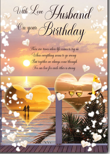 Husband birthday card - sentimental verse